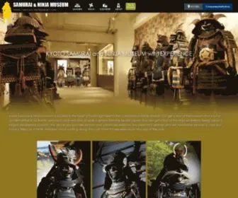 Japansamuraininja.com(KYOTO SAMURAI and NINJA MUSEUM with EXPERIENCE) Screenshot
