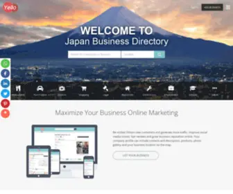 Japanyello.com(Japan Business Directory) Screenshot