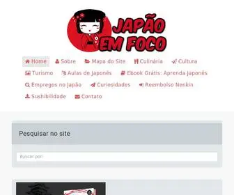 Japaoemfoco.com(Japão em Foco) Screenshot