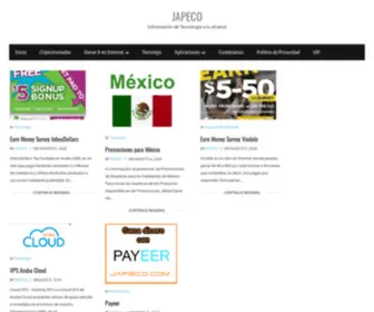 Japeco.com(Información de Tecnología a tu alcance) Screenshot