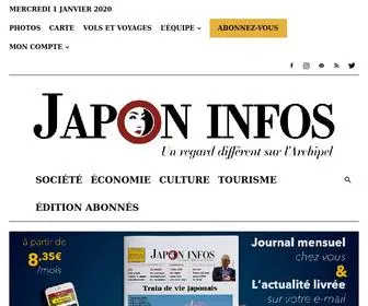 Japoninfos.com(Japon infos) Screenshot