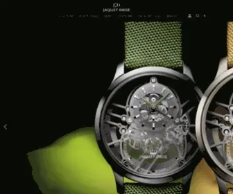 Jaquet-Droz.com(Luxury watches) Screenshot