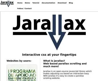 Jarallax.com(Jarallax) Screenshot