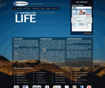 Jarcinfotech.com(Jarc Infotech) Screenshot