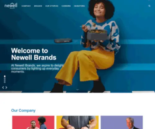 Jarden.com(Newell Brands) Screenshot