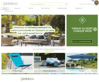 Jardideco.fr(Piscine, Mobilier, Barbecue & Décoration de jardin) Screenshot