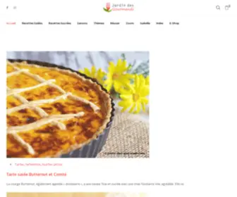 Jardin-Des-Gourmands.com(Page accueil) Screenshot