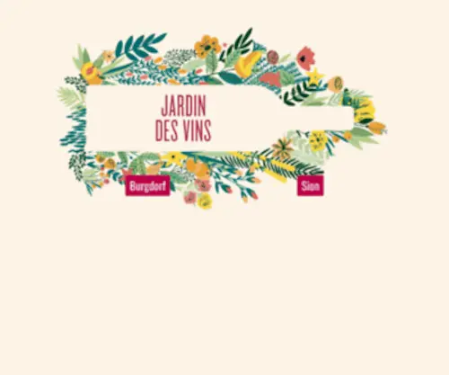 Jardin-Des-Vins.ch(Jardin des Vins Bern) Screenshot