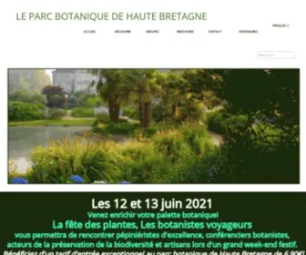 Jardinbretagne.com(Site officiel du Parc Botanique de Haute Bretagne Your SEO optimized title Parc Botanique de Haute Bretagne) Screenshot