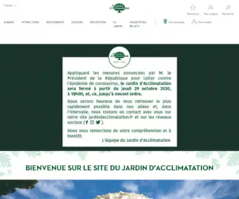 Jardindacclimatation.fr(Jardin d'Acclimatation) Screenshot