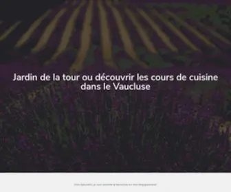 Jardindelatour.fr(Restaurant Avignon Le Jardin de la Tour) Screenshot