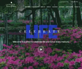 Jardinefh.com(Jardine Funeral Home) Screenshot