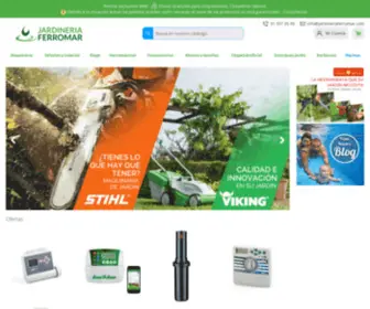 Jardineriaferromar.com(Todo lo que necesita para su jardín) Screenshot