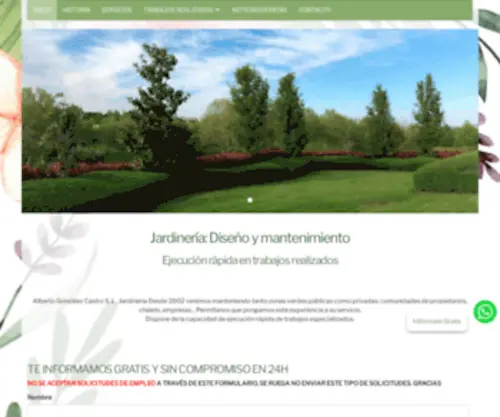 Jardineroalberto.com.es(Jardinería) Screenshot