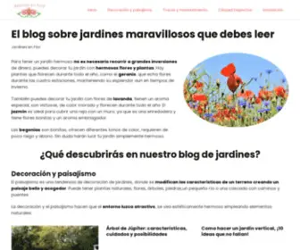 Jardinesenflor.com(El blog sobre jardines maravillosos que debes leer) Screenshot