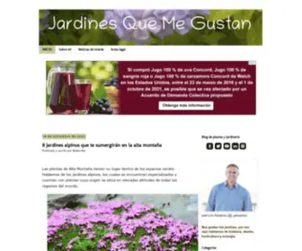 Jardinesquemegustan.com(Jardines Que Me Gustan) Screenshot