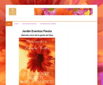 Jardineventosfiesta.com(Jardin eventos fiesta Ubicado cerca de la garita de otay) Screenshot