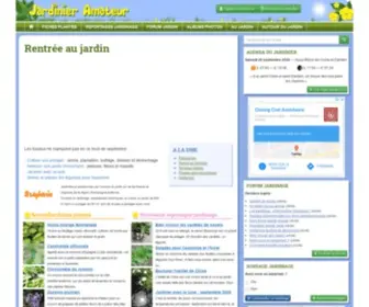 Jardinier-Amateur.fr(Jardinage et conseils au jardin) Screenshot