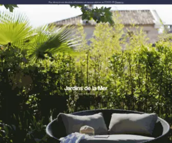 Jardins-DE-LA-Mer.com(Location de vacances à Port) Screenshot