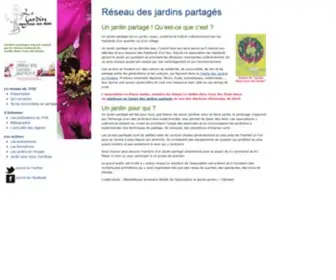 Jardins-Partages.org(Le Jardin dans Tous Ses Etats) Screenshot