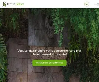 Jardinselect2007.ca(Projet d'aménagements sur la Rive) Screenshot