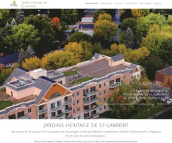 Jardinsheritage.ca(Jardins Héritage de St) Screenshot