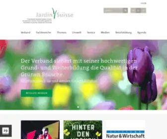 Jardinsuisse.ch(Unternehmerverband Gärtner Schweiz) Screenshot