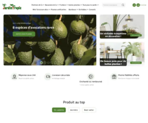 Jardintropic.com(La solution idéale) Screenshot