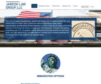 Jareckilaw.com(Jarecki Law Group) Screenshot