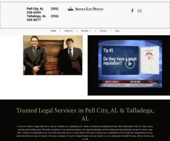 Jaredbarnoldllc.com(Arnold Law Offices) Screenshot