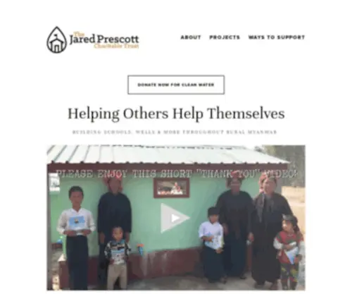 Jaredtrust.org(The Jared Prescott Trust) Screenshot