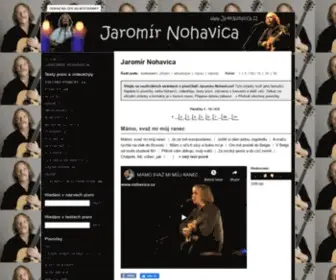 Jareknohavica.cz(Jaromír Nohavica) Screenshot
