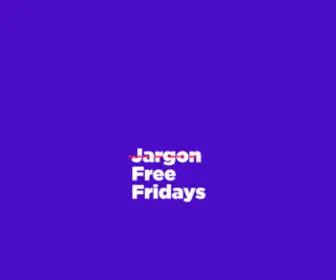 Jargonfreefridays.com(Jargon Free Fridays) Screenshot