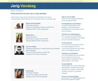JarigVandaag.nl Screenshot