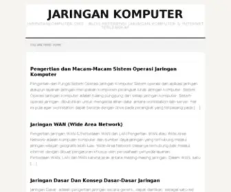 Jaringankomputer.org(エックスサーバー) Screenshot