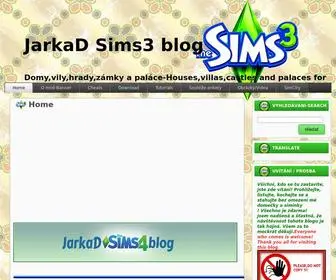 Jarkad.eu(JarkaD Sims3 blog) Screenshot