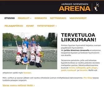 Jarkkonieminenareena.fi(Tervetuloa liikkumaan) Screenshot