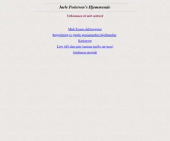 Jarlegp.net(Jarle Pedersen's nettsted) Screenshot