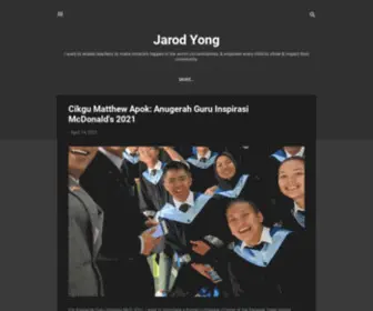 Jarodyong.com(Jarod Yong) Screenshot
