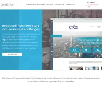 Jarrettandlam.com(Because IT solutions start with real world challenges) Screenshot