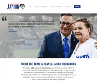 Jarrinfoundation.org(Jaime & Blanca Jarrin Foundation) Screenshot