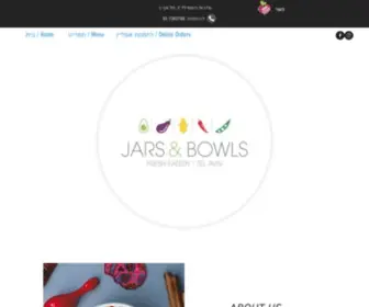 Jarsandbowls.co.il(אוכל) Screenshot