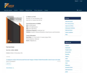 Jarssh.com(Journal of Advanced Research in Social Sciences and Humanities. DOI) Screenshot