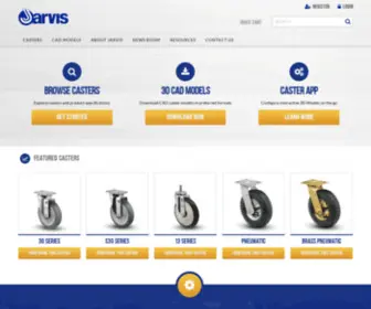 Jarviscaster.com(Jarvis Casters) Screenshot