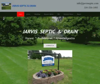 Jarvisseptic.com(Jarvis Septic & Drain) Screenshot