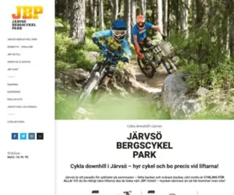Jarvsobergscykelpark.se(Downhill i Sveriges roligaste cykelpark i Järvsö) Screenshot