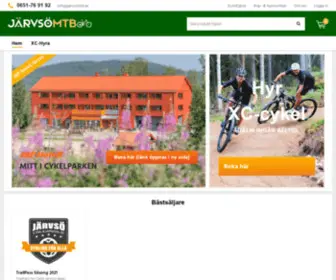 Jarvsomtb.se(XC-cykling i Järvsö är unikt med leder som alla kan cykla på) Screenshot