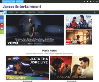 Jarzee.in(Jarzee Entertainment Piano notes) Screenshot