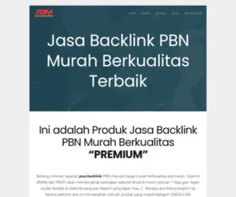 Jasabacklinkmurah.net(Jasa Backlink PBN Manual Murah Berkualitas Terbaik Indonesia) Screenshot