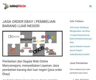 Jasabelanjaonline.com(JASA ORDER EBAY) Screenshot